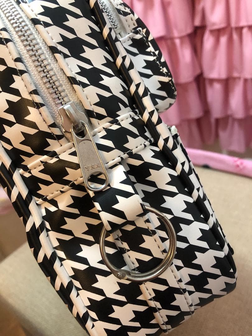 コムデギャルソン　千鳥柄　バッグ
