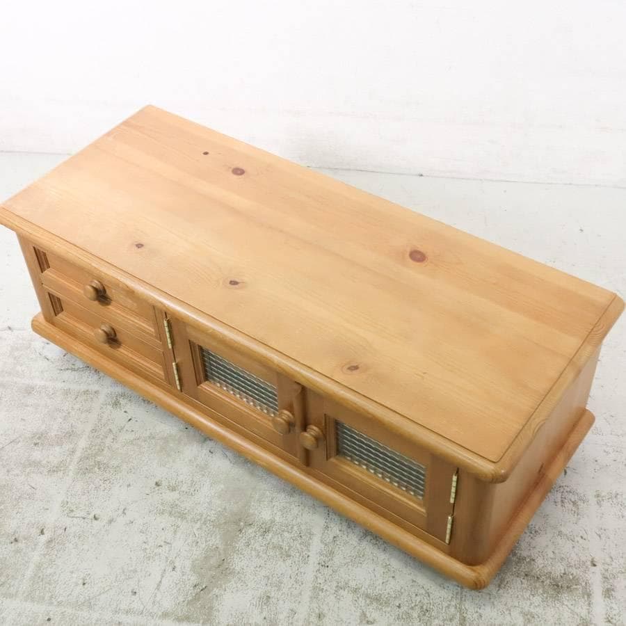 RUSTIC TWENTY SEVEN パイン材 ローボード 100cm TV台