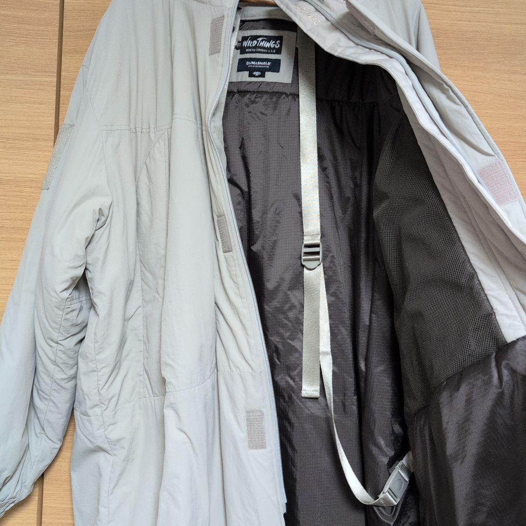 美品　ワイルドシングス　モンスターパーカー　ライトグレー　XL
