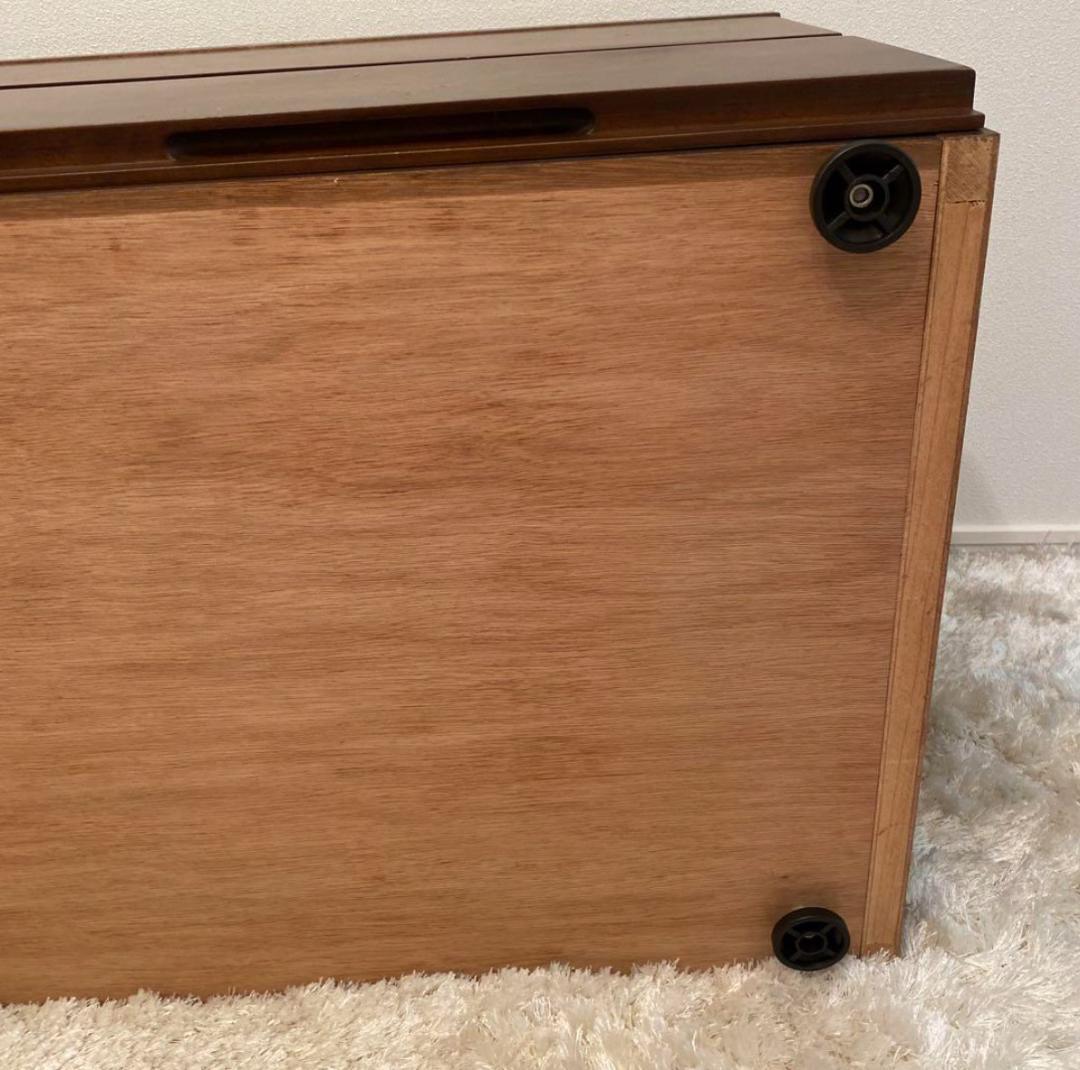 廃盤品 無印良品 ローチェスト 2段 バーチ材 ブラウン muji