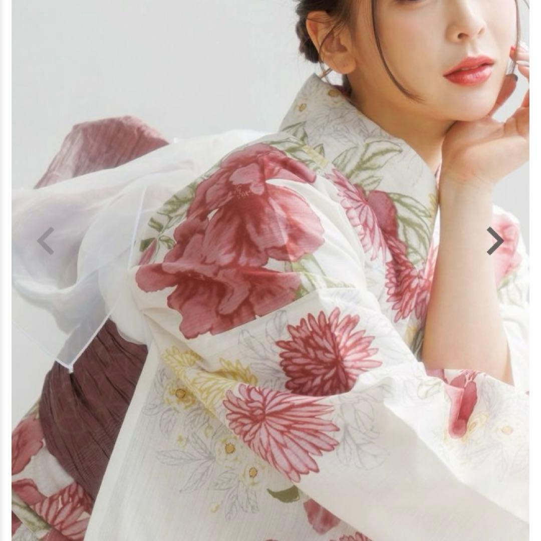 ディータ 浴衣 大正ロマン牡丹寄せ