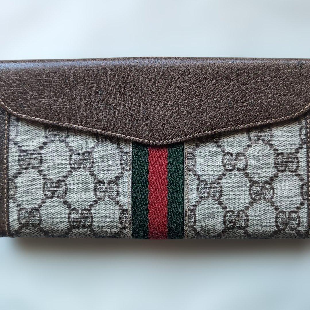 GUCCI GGパターン 長財布 ベージュ