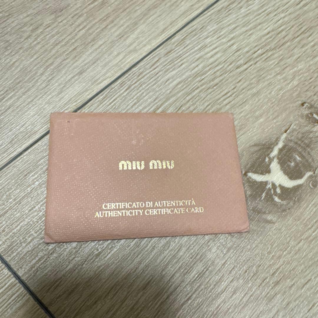 miu miu ハンドバッグ 青 レザー