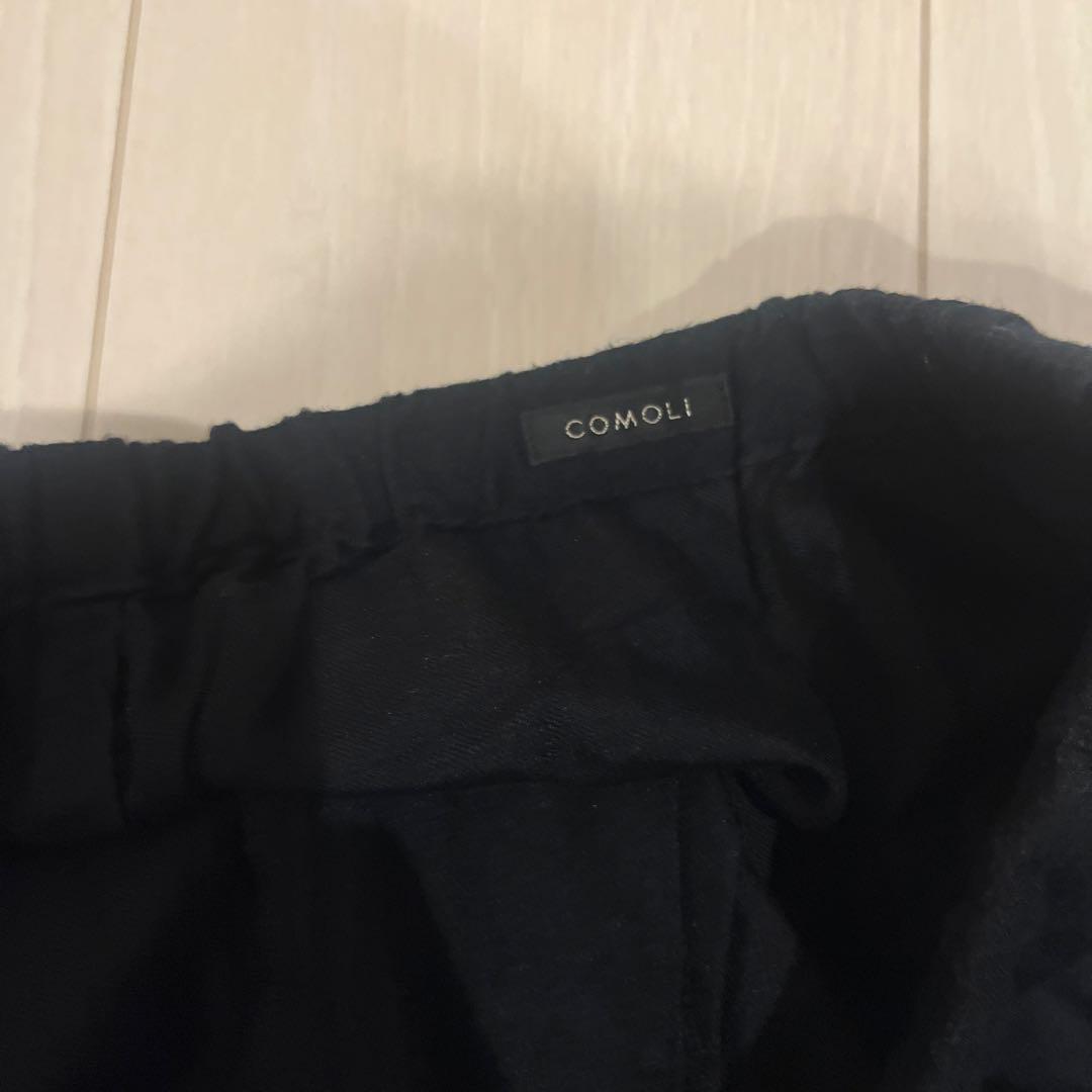 comoli 22SS シルクネルドローストリングパンツ