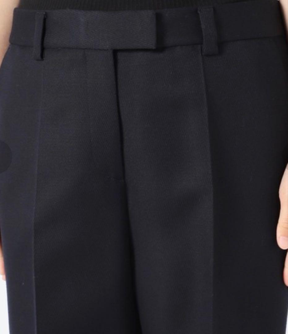 slim flareパンツ 38 ネイビー　ドゥーズィエムクラス