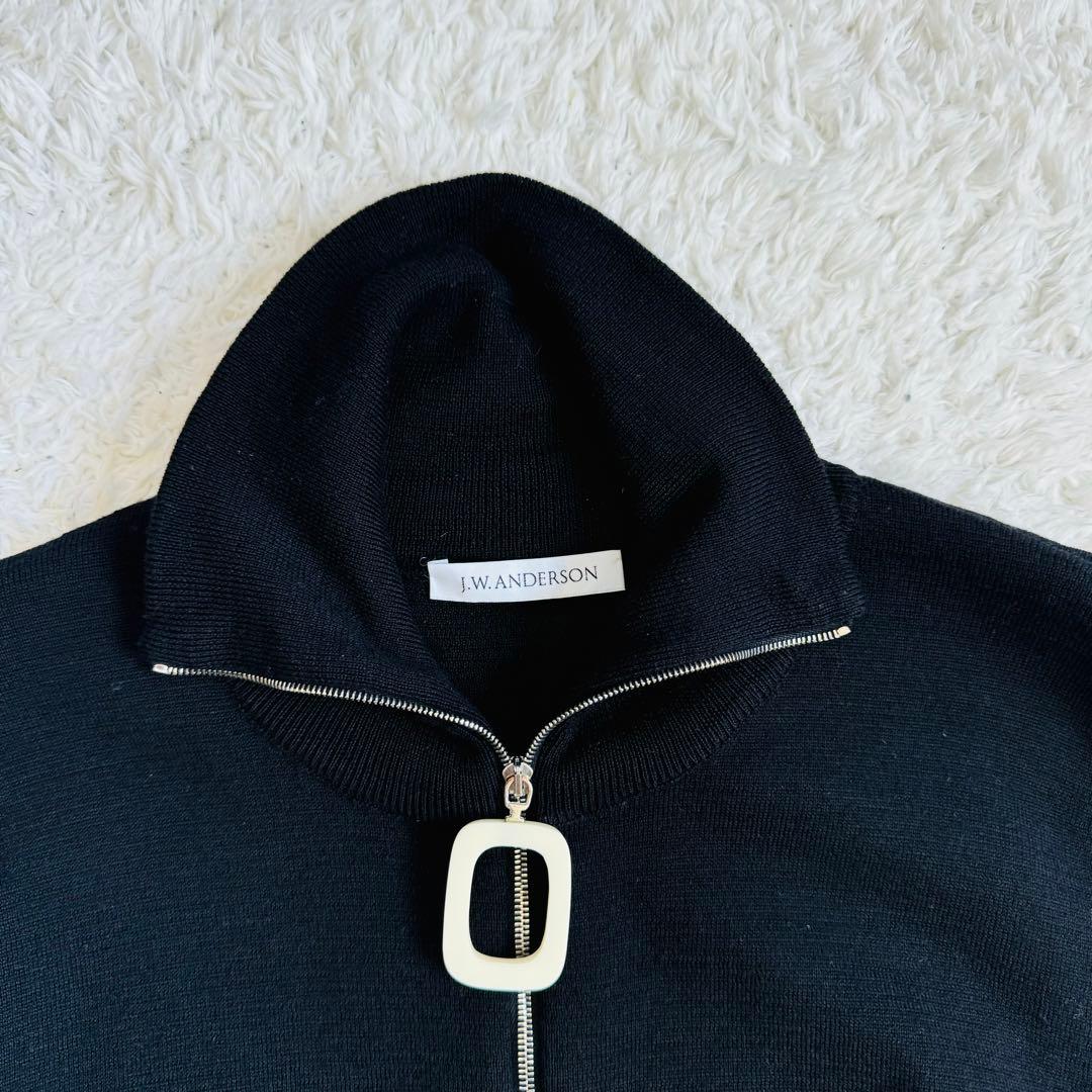 極美品【未使用級】ジェイダブルアンダーソン ハーフジップ　ニット　セーター