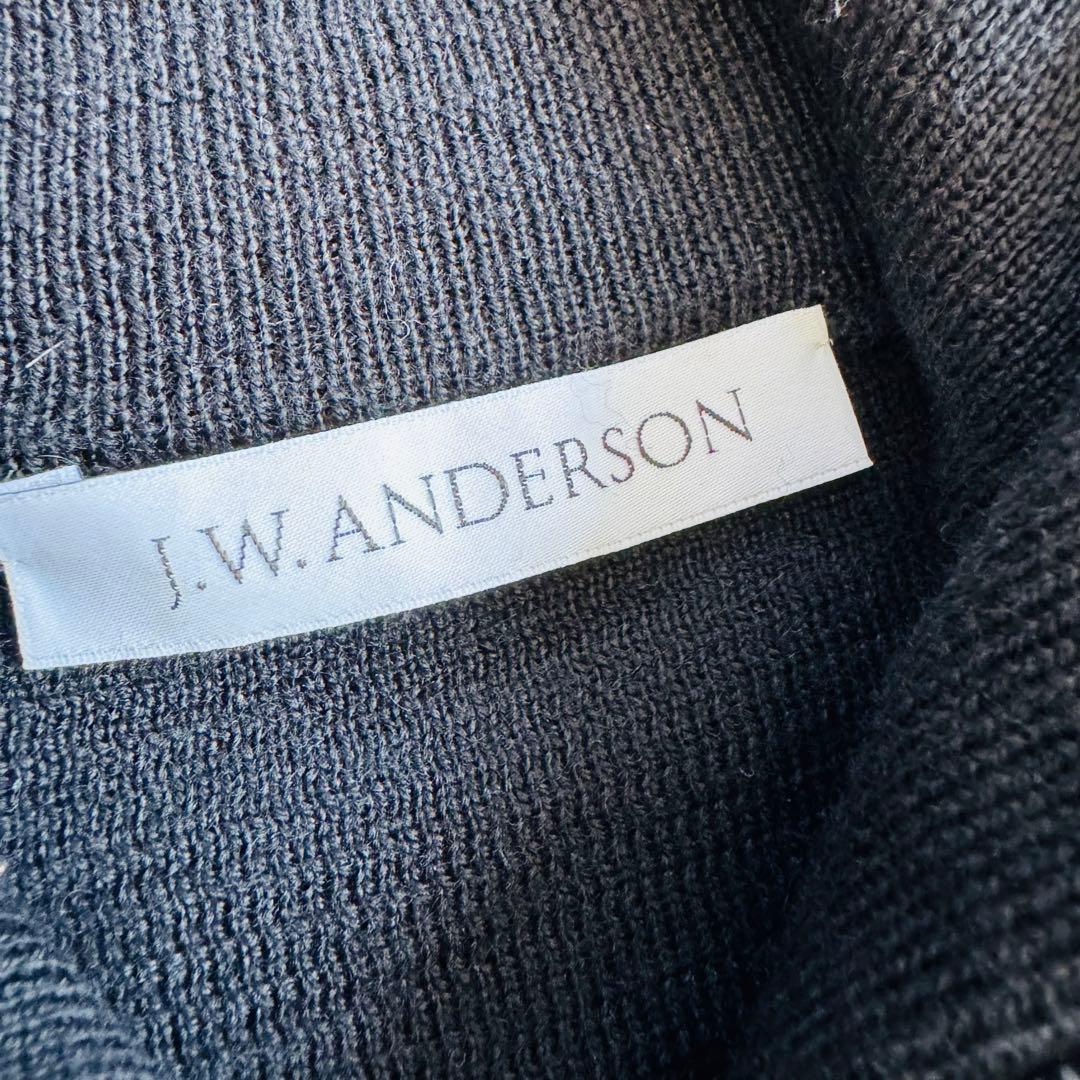 極美品【未使用級】ジェイダブルアンダーソン ハーフジップ　ニット　セーター