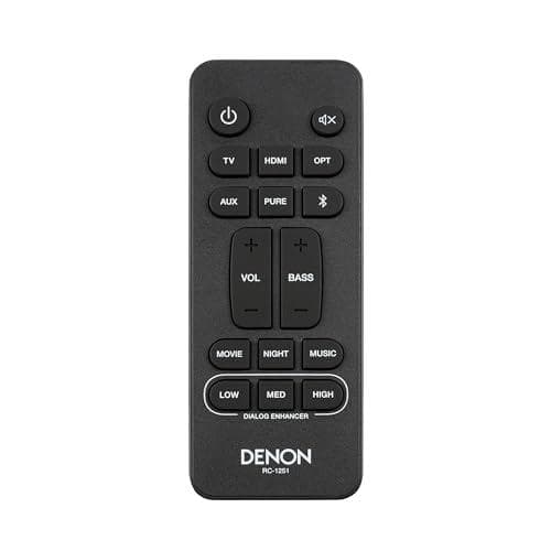 【Denon】デノン サウンドバー【 DHT-C210K ブラック】デュアルpo