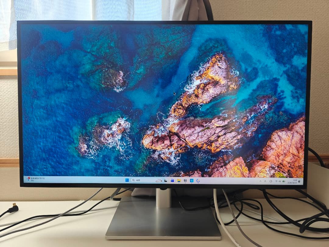 JAPANNEXT 27インチ モニター 4k 60HZ べセルレス