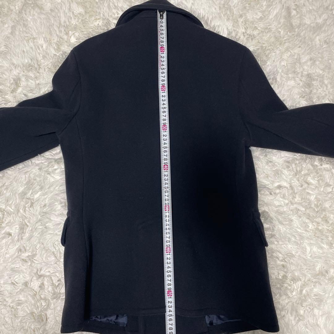 美品【POLO Ralph Lauren】ウールメルトンピーコート　ネイビー　M