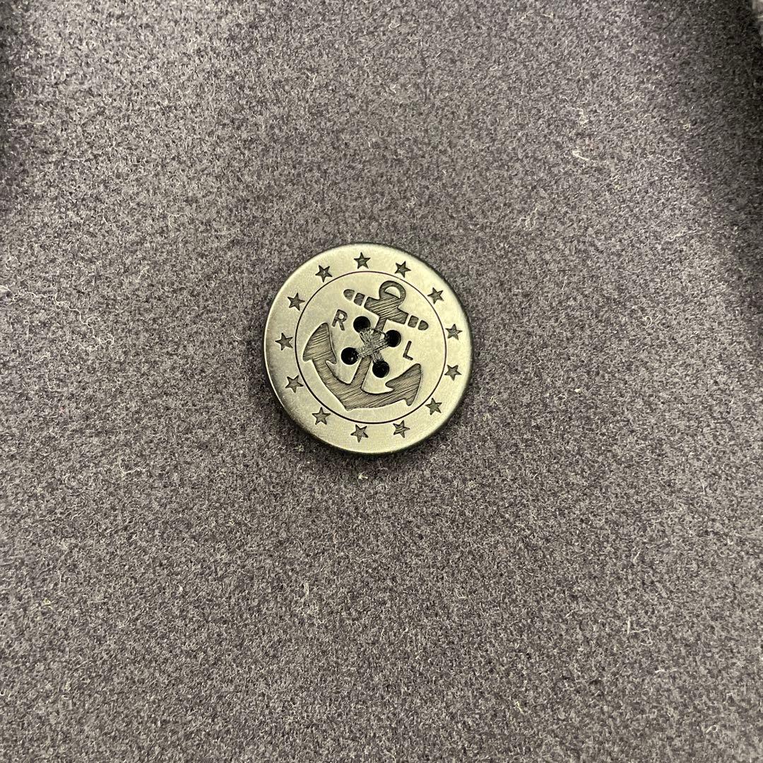 美品【POLO Ralph Lauren】ウールメルトンピーコート　ネイビー　M