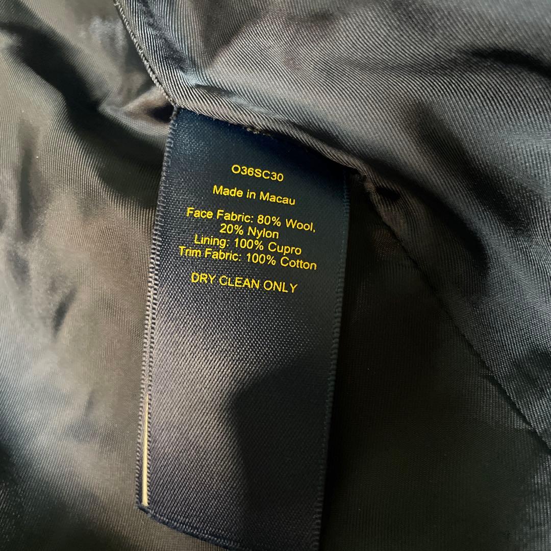 美品【POLO Ralph Lauren】ウールメルトンピーコート　ネイビー　M