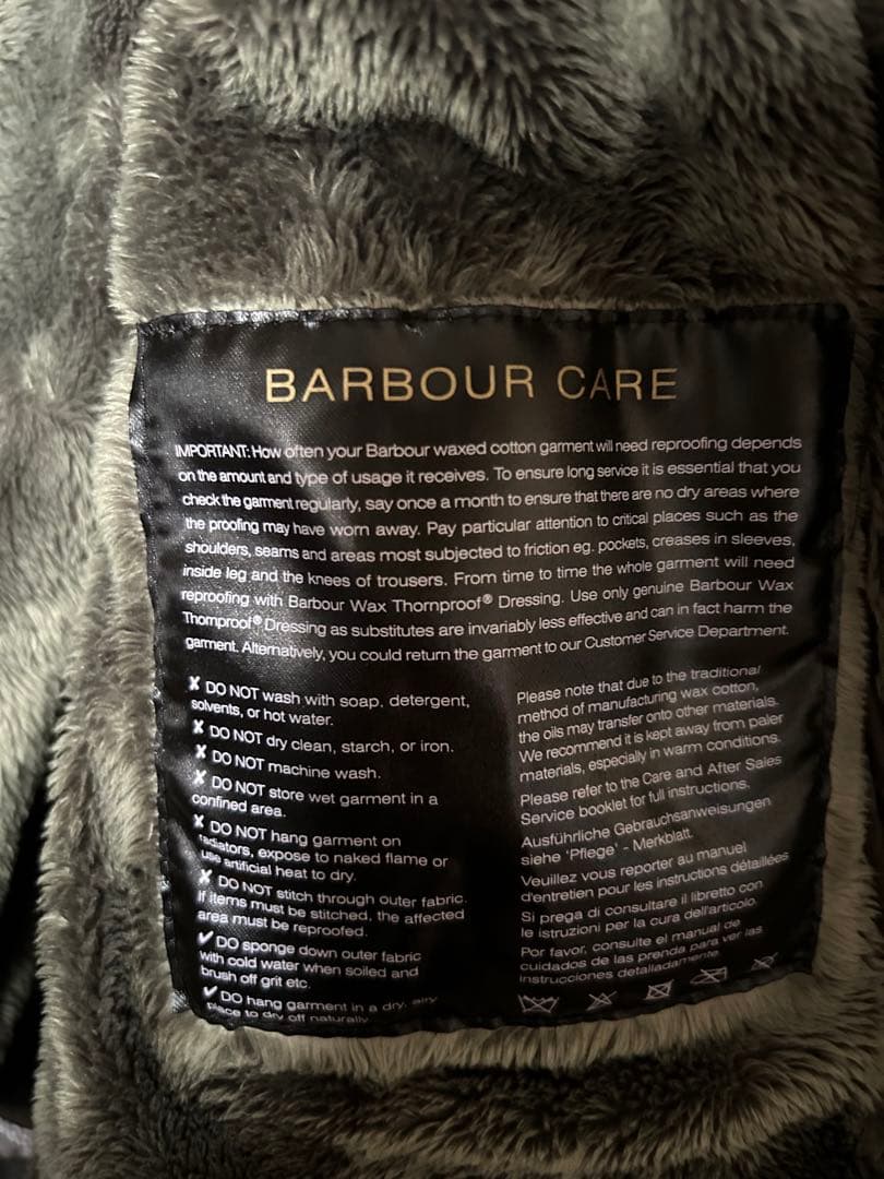 Barbour モッズコート　オイルドジャケット