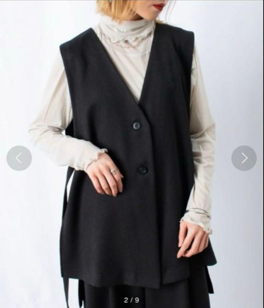 malla 【セットアップ対応】カルゼサイドベルトジレベスト