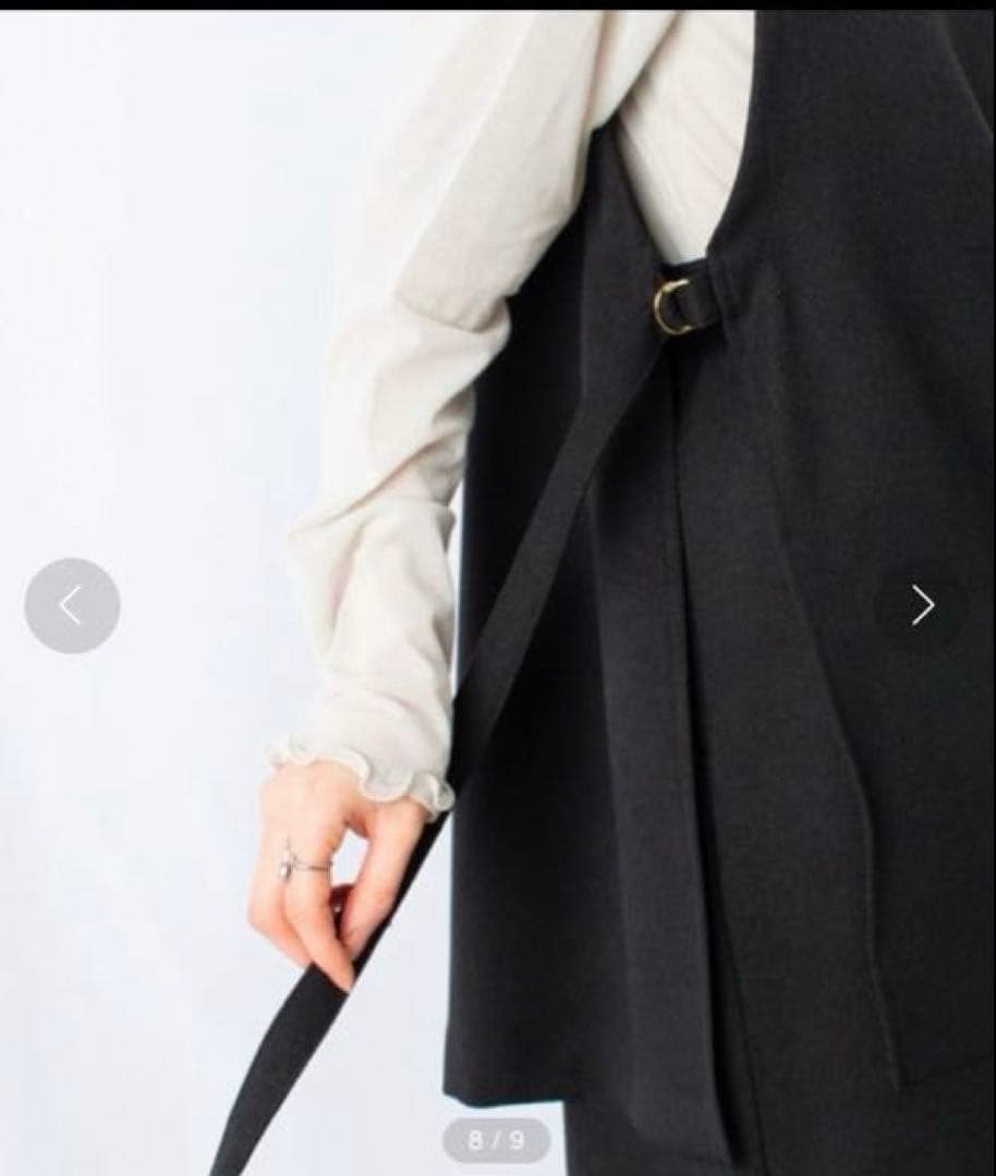 malla 【セットアップ対応】カルゼサイドベルトジレベスト