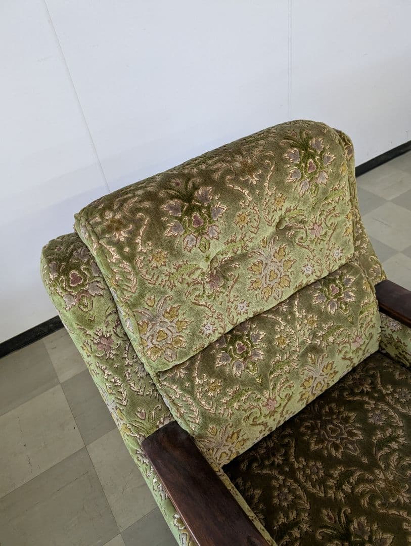 金華山　1Pソファ　一人掛けソファ　昭和レトロ　ソファヴィンテージ　レトロ