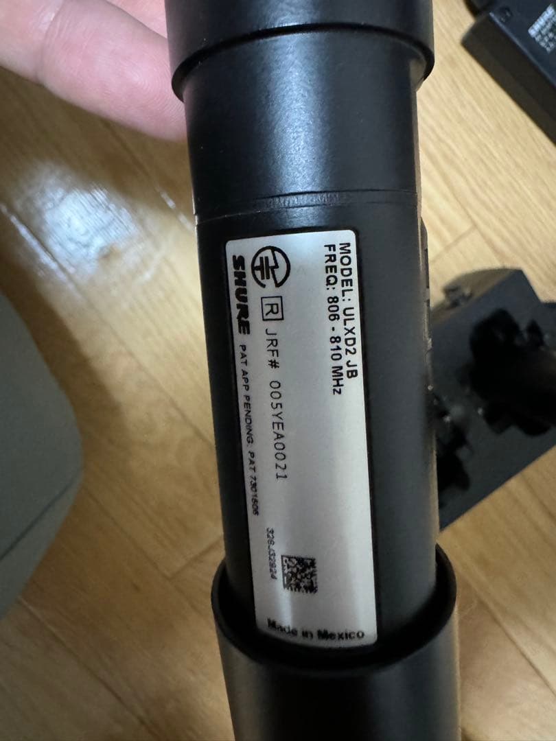SHURE ULXD2JB/B58 ワイヤレスマイク 2本 +SBC200充電器
