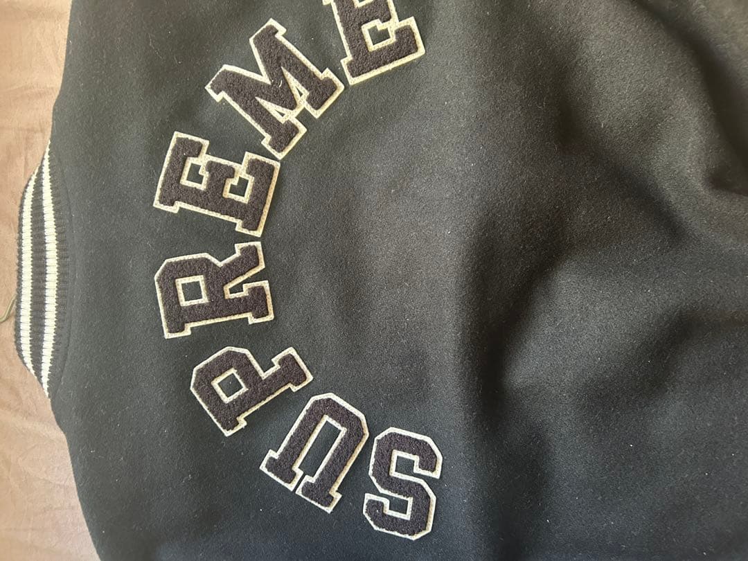 Supreme Tiger Varsity Jacket \"Black 正規品