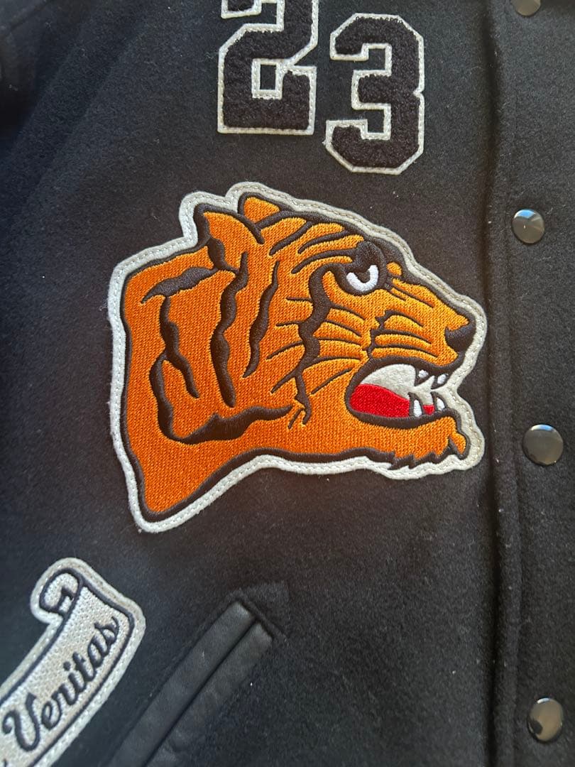 Supreme Tiger Varsity Jacket \"Black 正規品