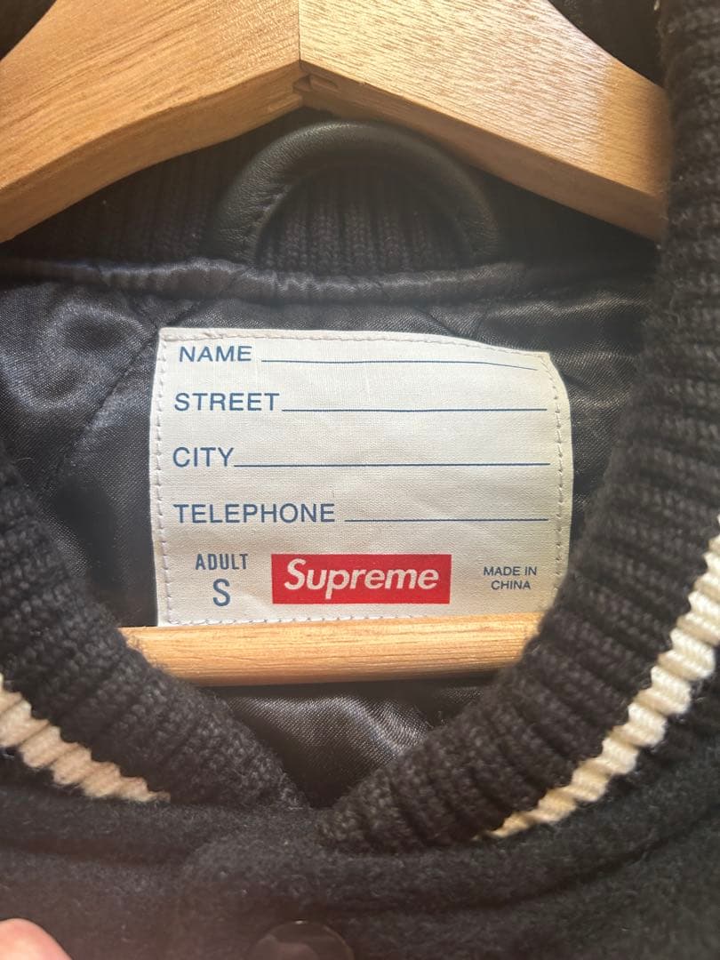 Supreme Tiger Varsity Jacket \"Black 正規品