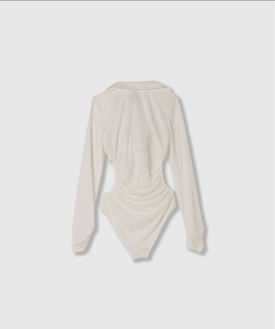 THINGS THAT MATTER ジャージーボディスーツ　白