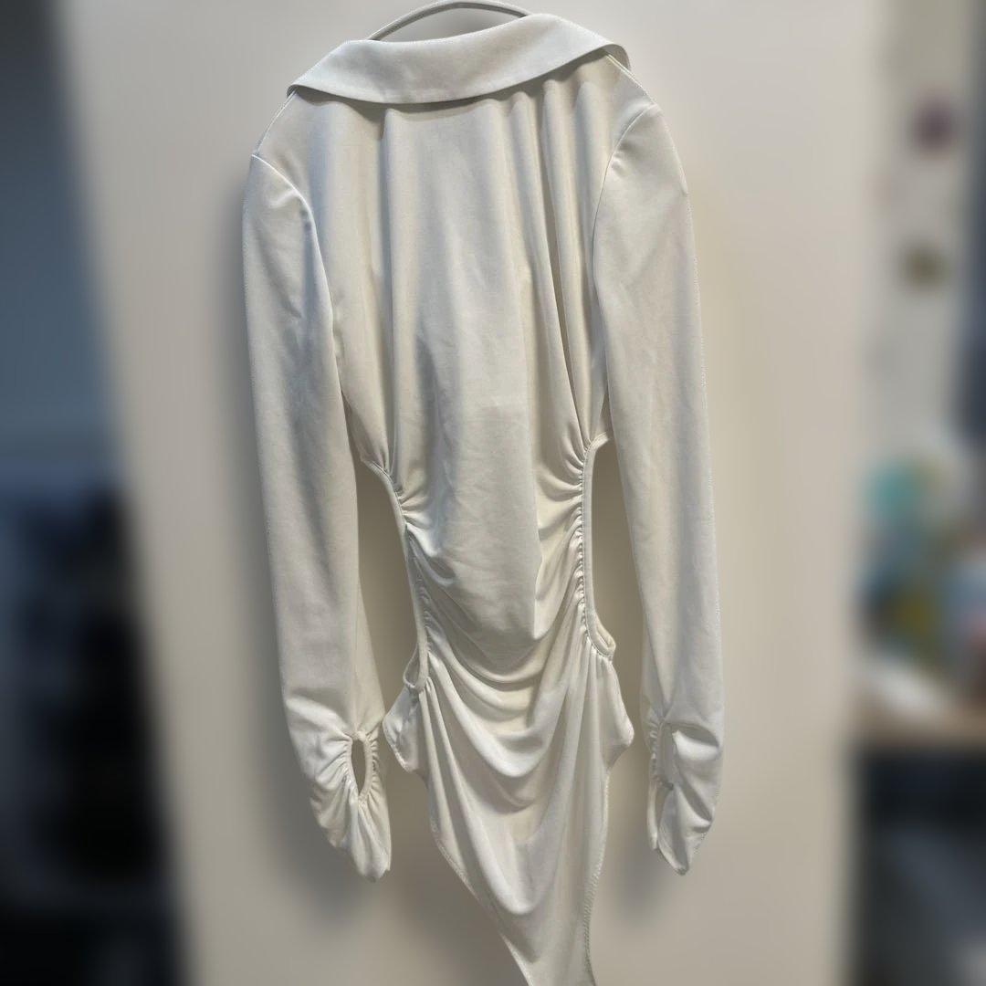 THINGS THAT MATTER ジャージーボディスーツ　白