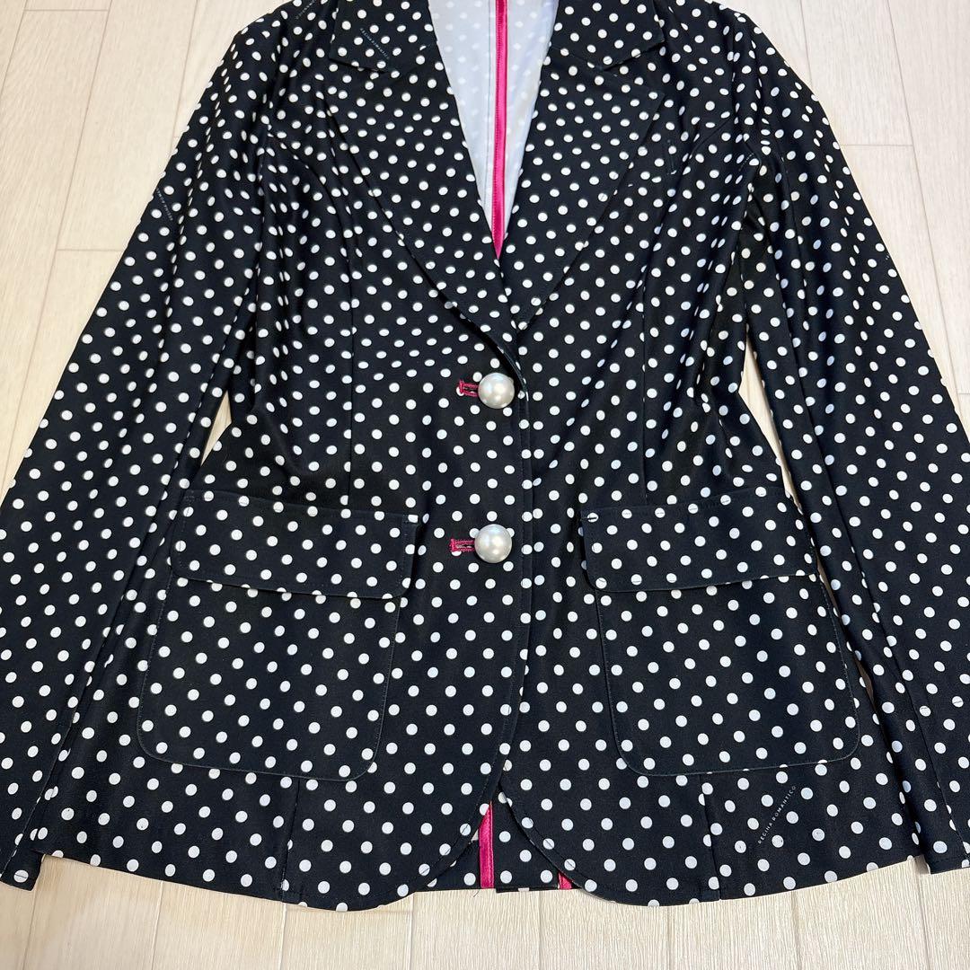 美品 25SS レジーナロマンティコ ドットジャケット パールボタン 36