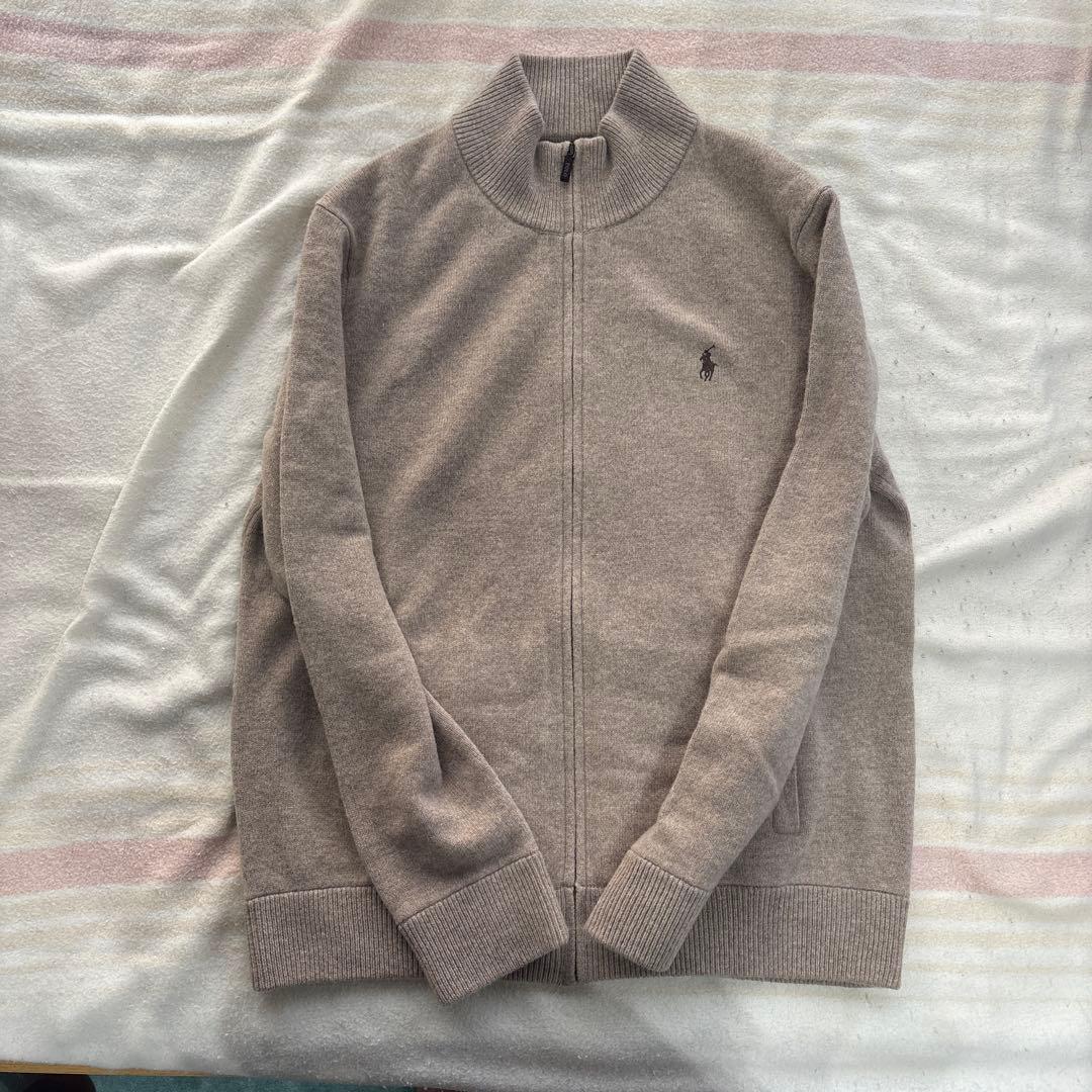 ラルフローレン　ジップニット