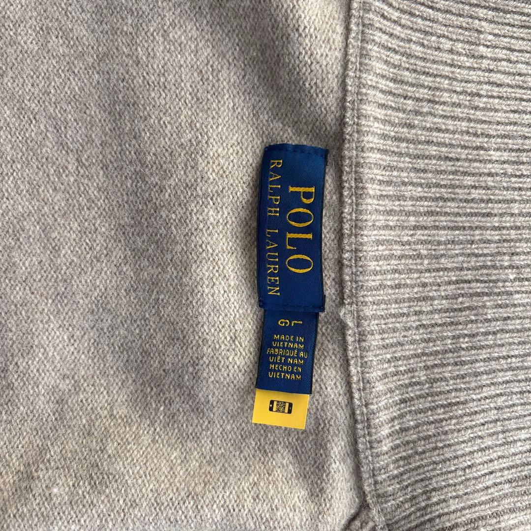 ラルフローレン　ジップニット