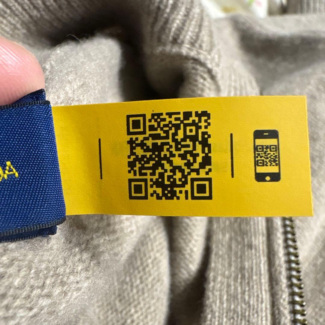 ラルフローレン　ジップニット