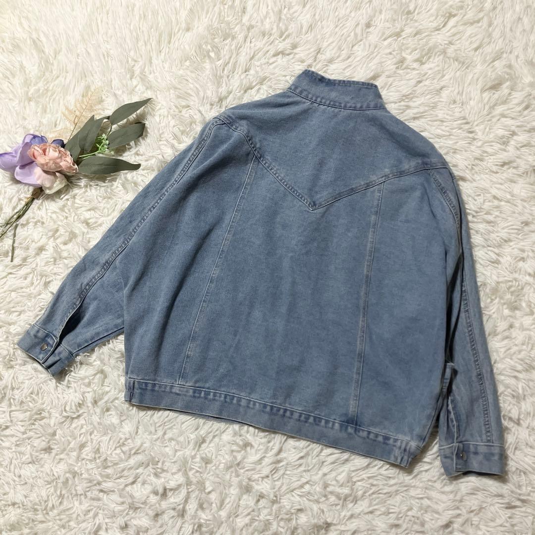 2025モデル【aijan】オーバーサイズドルマンデニムジャケット