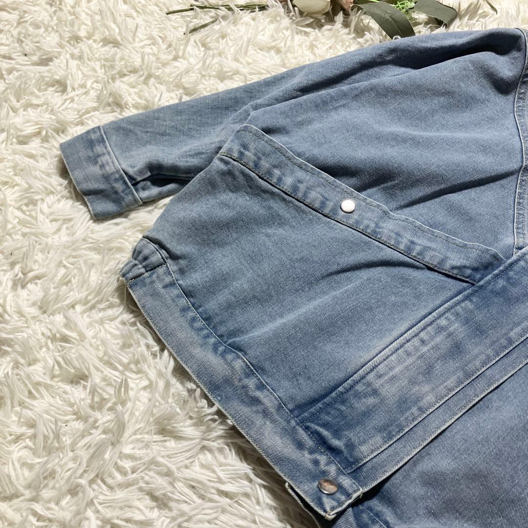 2025モデル【aijan】オーバーサイズドルマンデニムジャケット