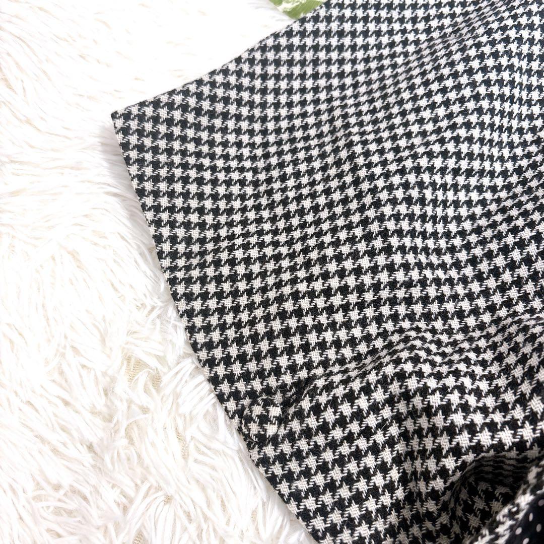 【新品】hiromichi nakano ポンチョ　着物コート　 千鳥格子　総柄