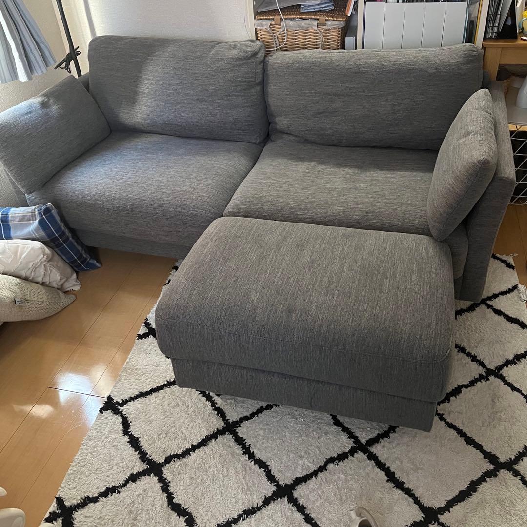 ニトリ　ソファ　CA1 DR-GY 3人用