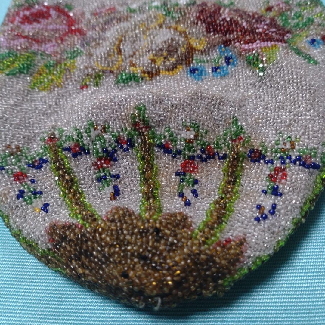 【専用です】アンテイークビーズのポシェットです。