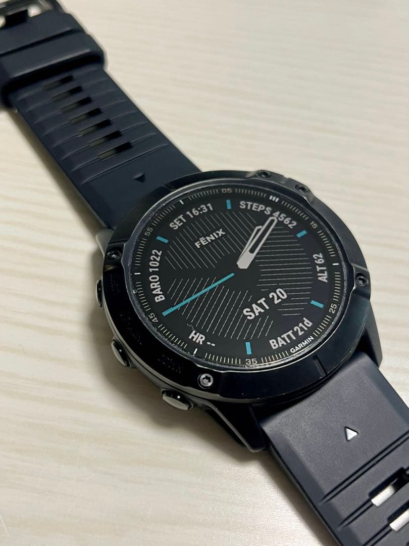 時計 GARMIN FENIX 6X Sapphire DLC