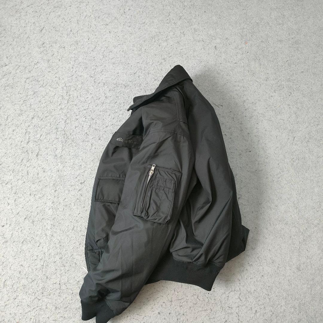 Eddie Bauer 中綿ジャケット ブラック S 短丈 ボンバー