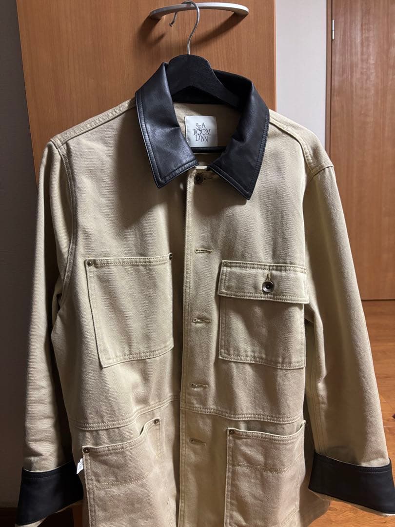 searoomlynn ECO Leather collarカバーオール