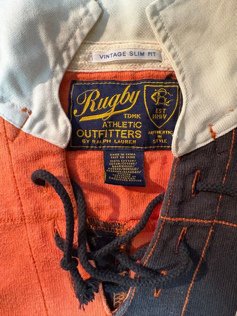 Ralph Lauren Rugby ラガーシャツ 長袖 ラルフローレン M