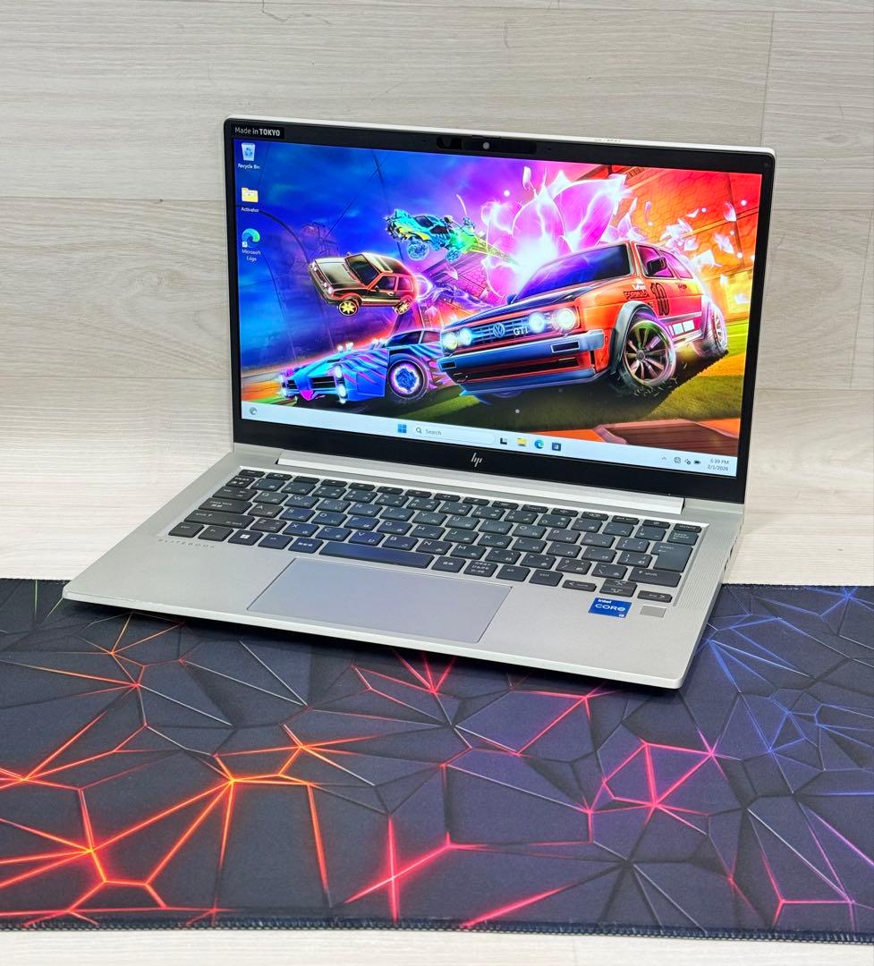 12世代　Hp EliteBookエイチピー/16GBバックライト付きフルHD