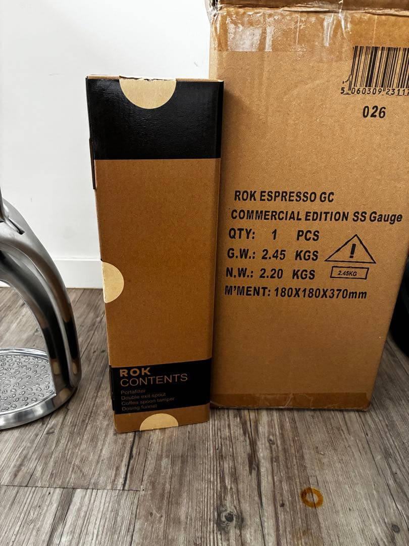 コーヒーメーカー・エスプレッソマシン ROK coffee EspressoGC Commercial Edition