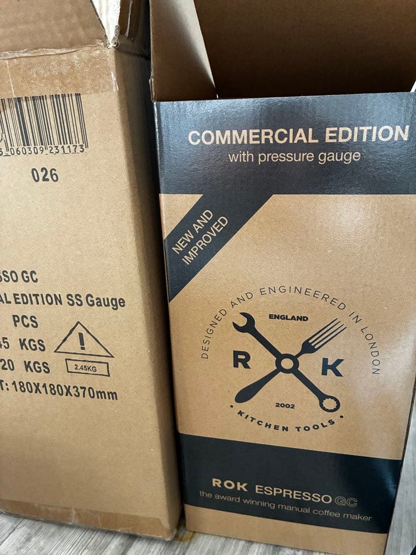 コーヒーメーカー・エスプレッソマシン ROK coffee EspressoGC Commercial Edition