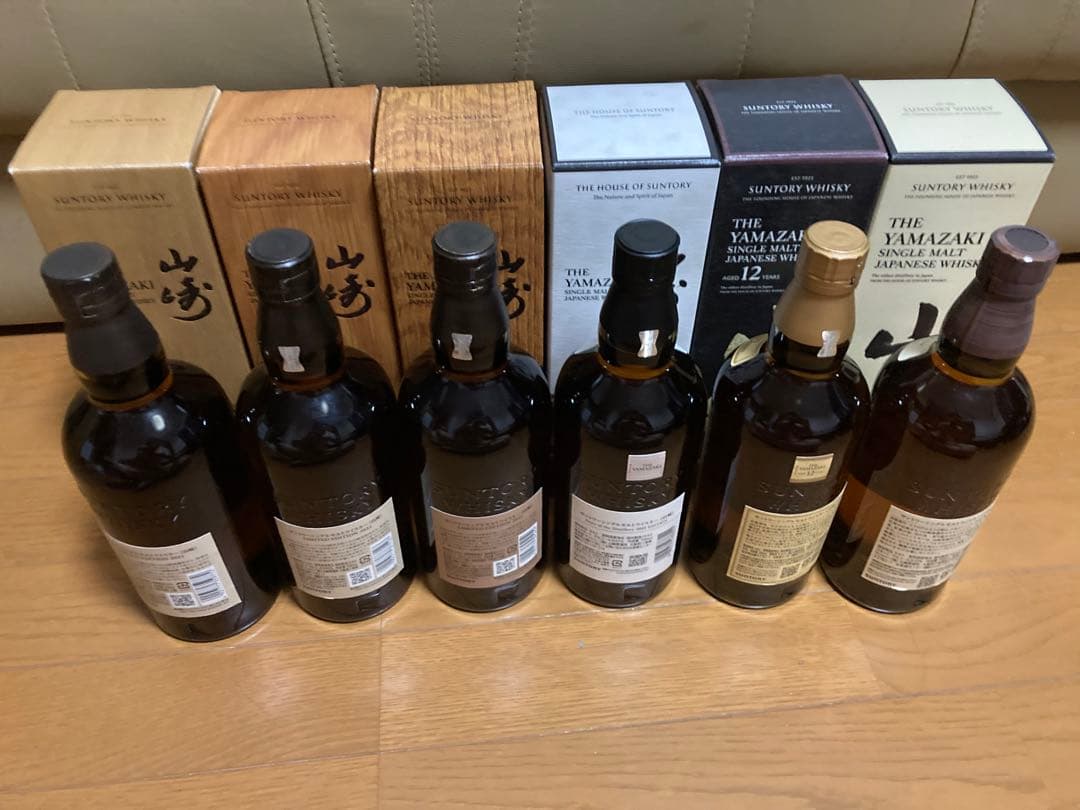 サントリーウイスキー山崎・6本セット