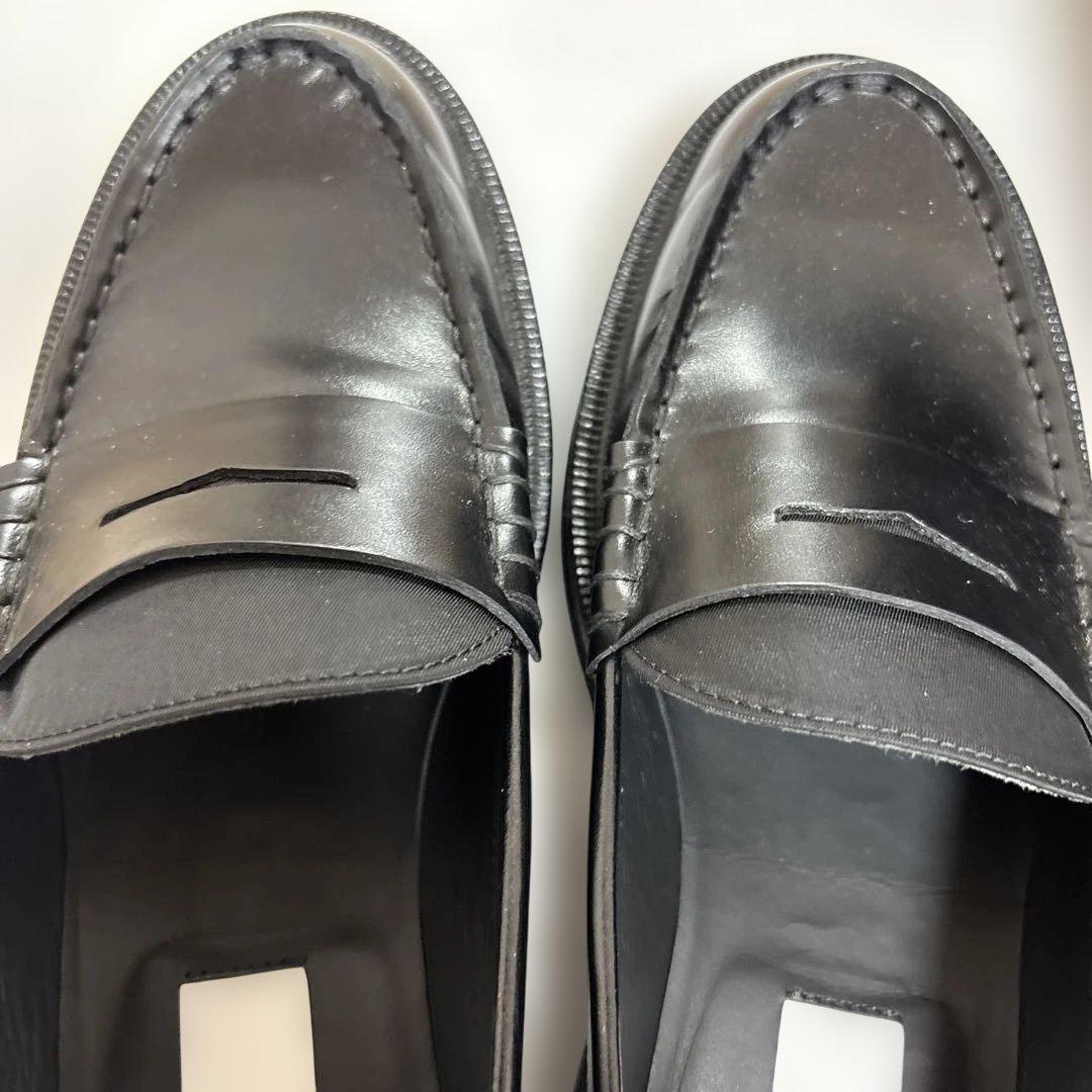 値下げ！　theory牛革ローファー　美品　箱、巾着あり