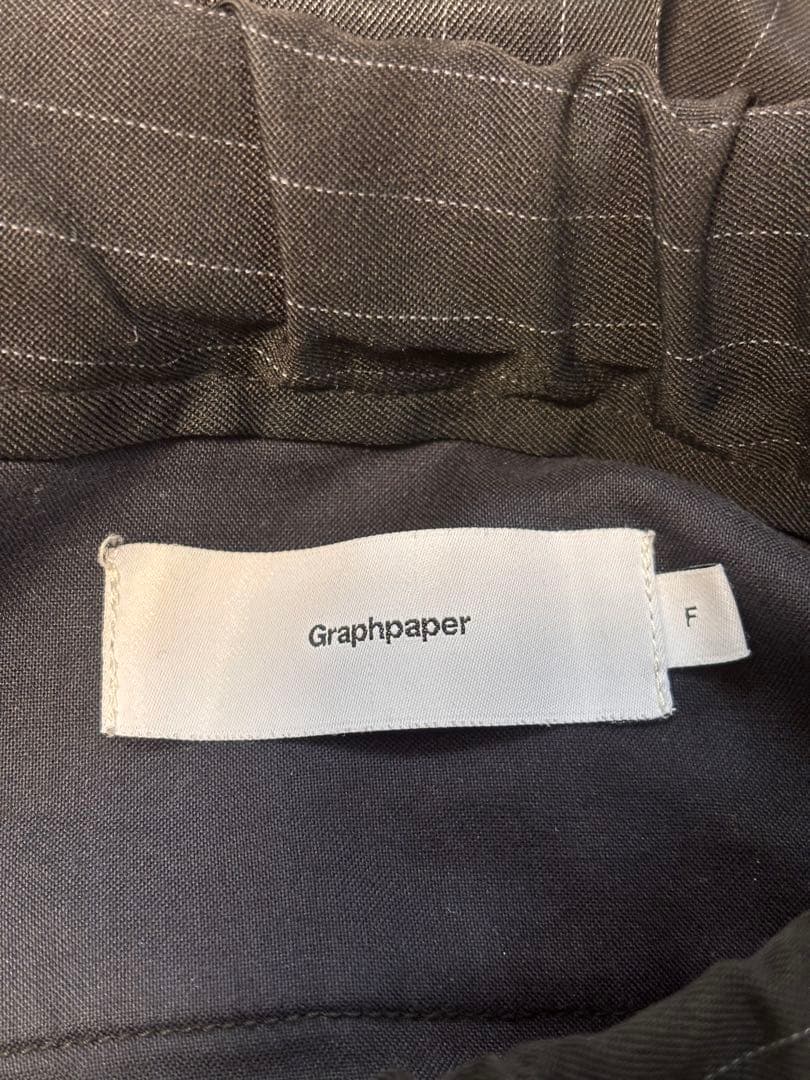 graphpaper ウール　シェフパンツ　ストライプ　スラックス　フリーサイズ