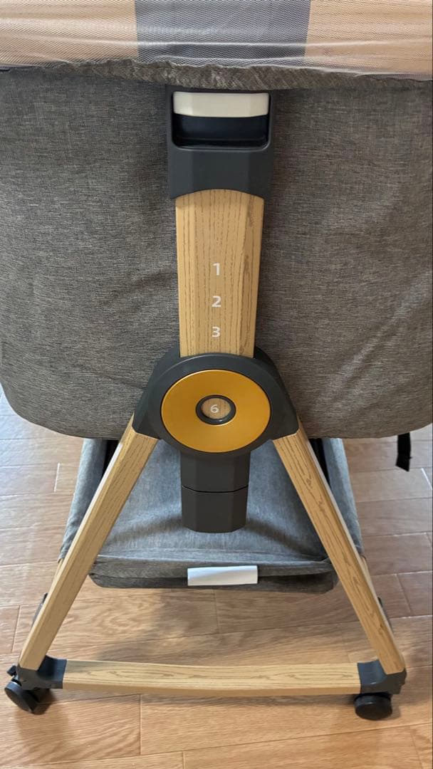 hzdmj ベビーベッド 持ち運びも出来るベビーベッド　高さ調整可能