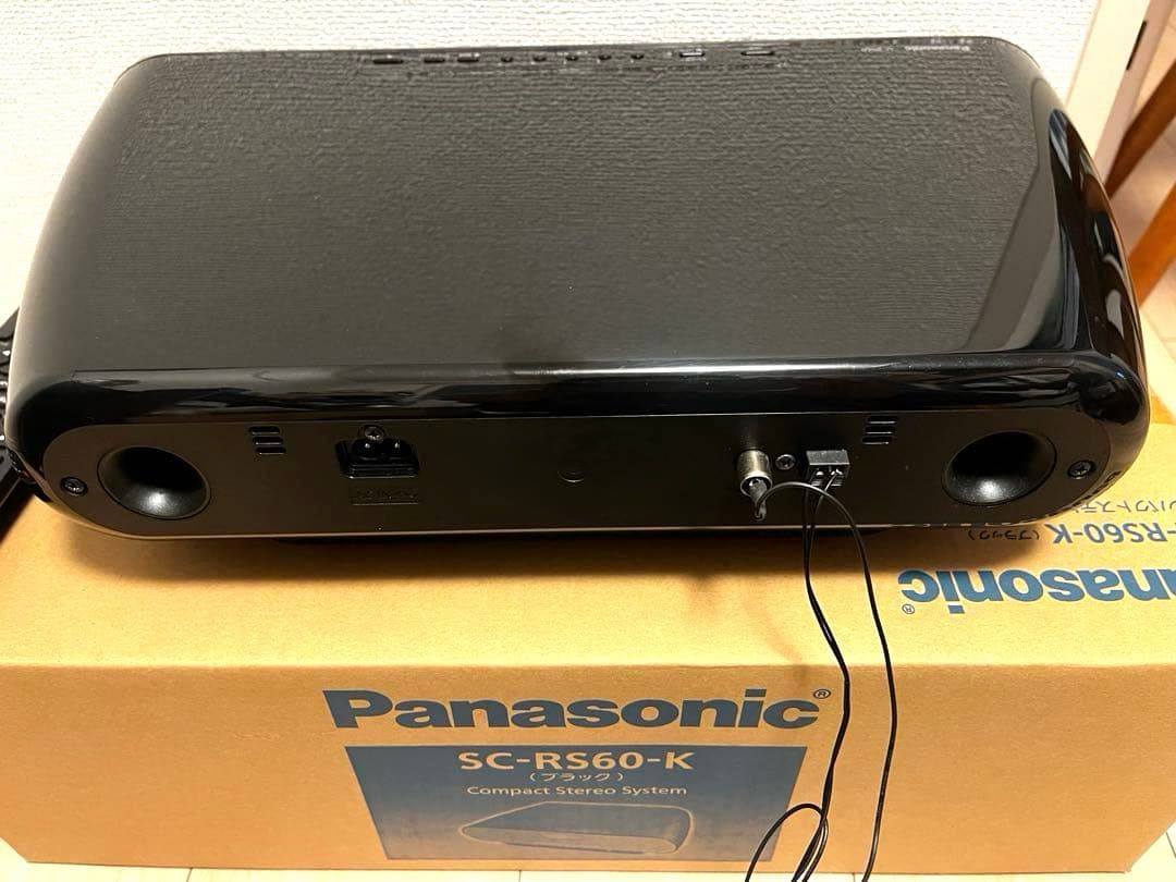 パナソニック コンパクトステレオシステム ブラック SC-RS60-K