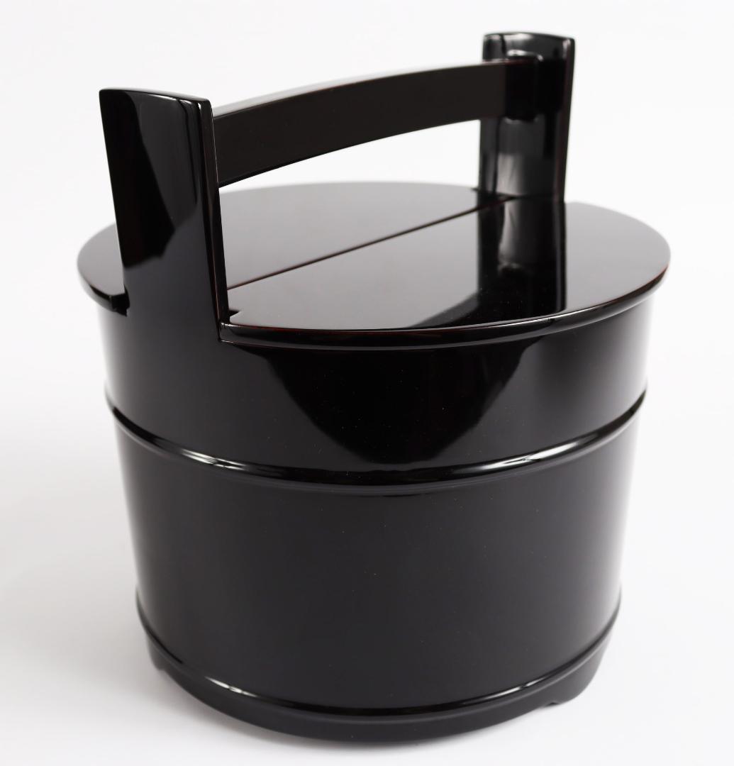 輪島塗 手桶水指 高橋秋峰 茶道具 共箱