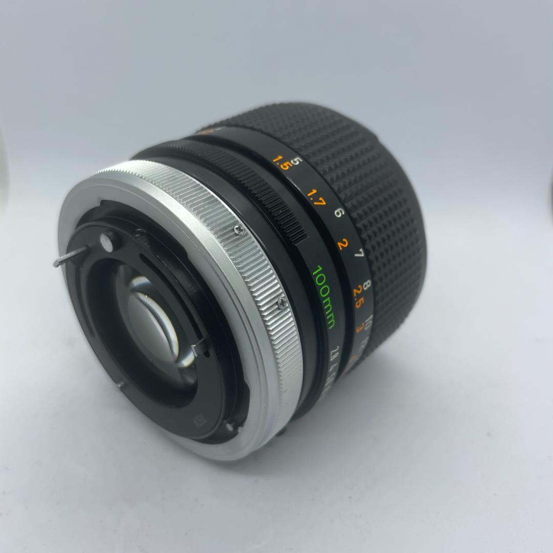 【ケース付き 外観美品】CANON FD 100mm f2.8 S.S.C.