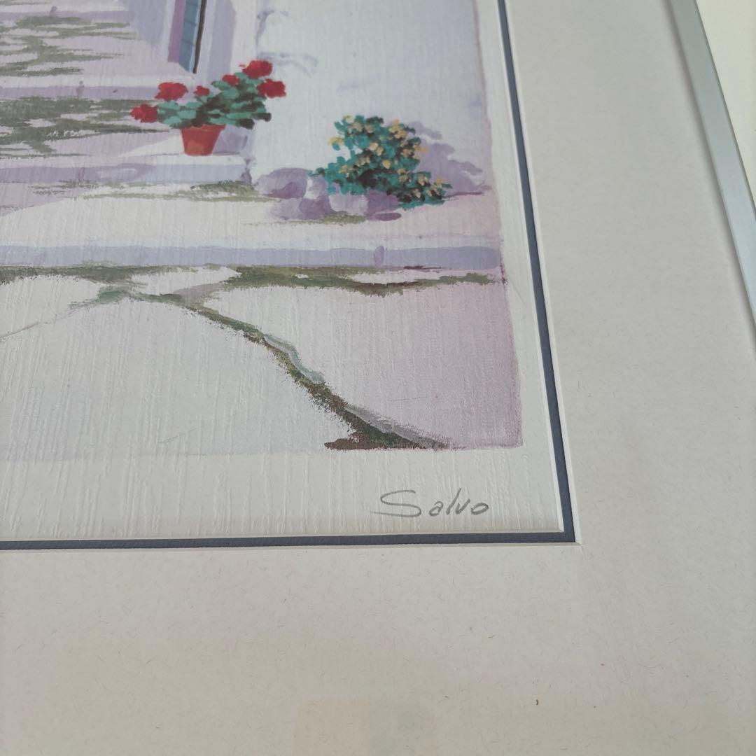 【SALVO サルボ】Borgo in collina (階段)白フレーム